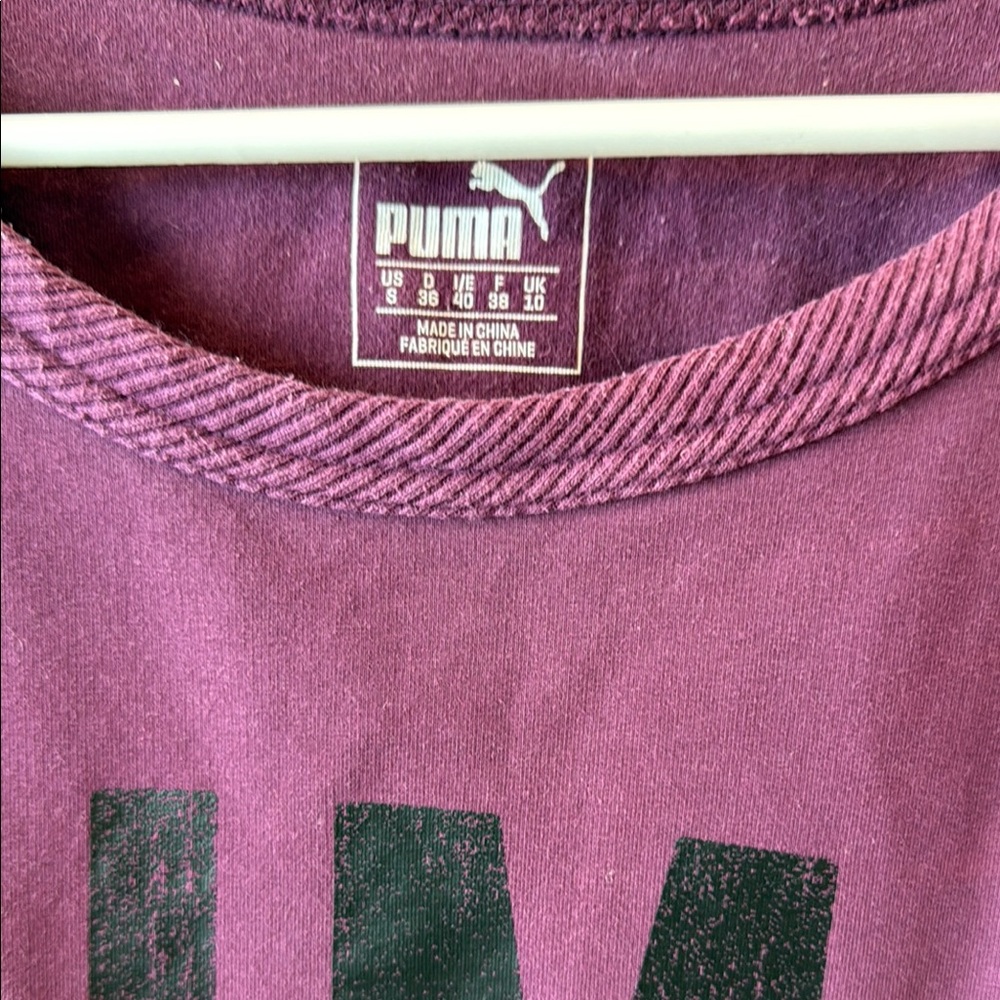 PUMA Plum Crewneck Sweatshirt - Picture 2 of 6
